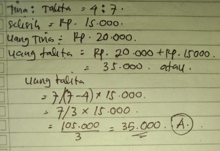 Tina Mempunyai Uang Dan Descubre Como Resolverlo En Qanda