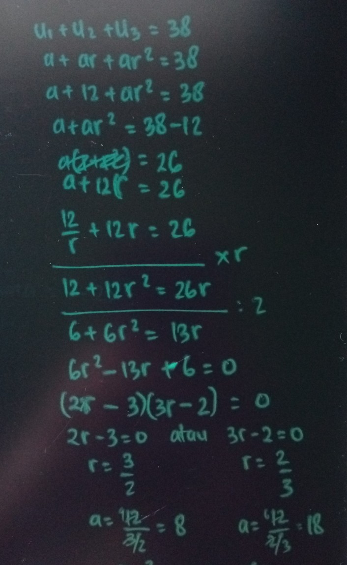 1 Dari Barisan Geometri Descubre Como Resolverlo En Qanda