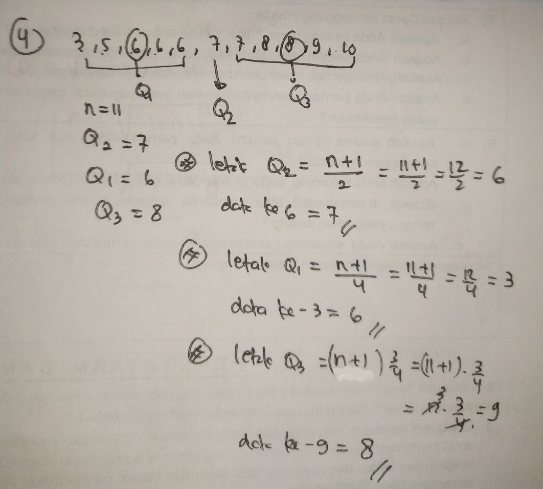 5 Simpangan Kuartil Dari Lihat Cara Penyelesaian Di Qanda
