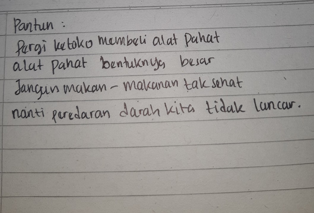Buatlah Pantun Yang Beri Descubre Como Resolverlo En Qanda