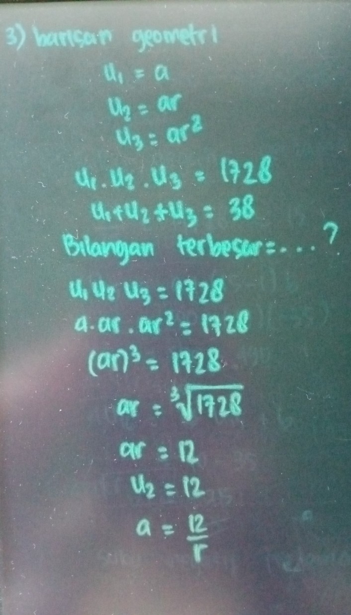 1 Dari Barisan Geometri Descubre Como Resolverlo En Qanda