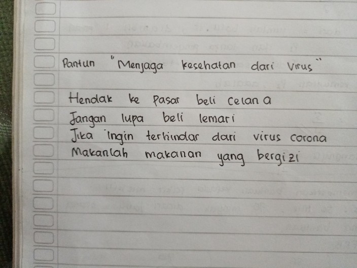 6 Buatlah 1 Pantun Dengan Lihat Cara Penyelesaian Di Qanda