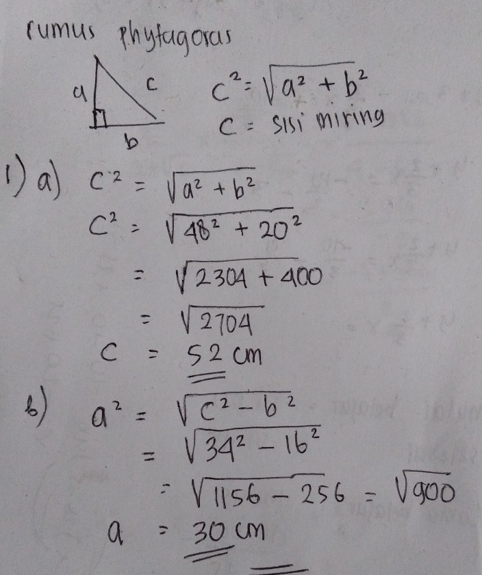 3 S1s1 Miring Segitiga Ji Lihat Cara Penyelesaian Di Qanda