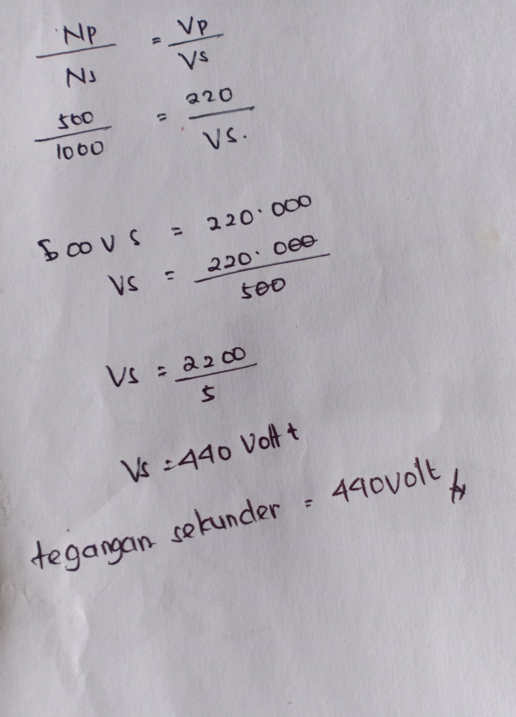 3 Sebuah Transformator Me Lihat Cara Penyelesaian Di Qanda