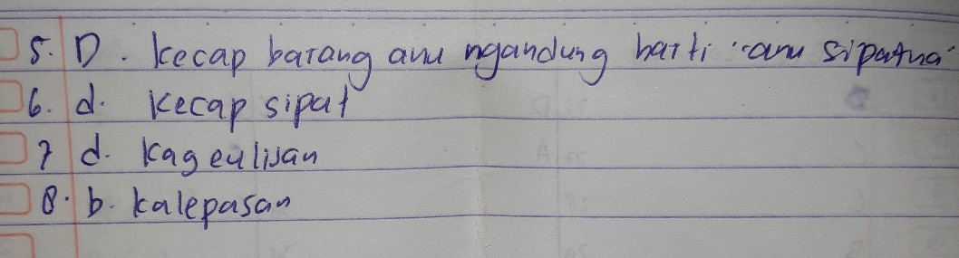 Kecap Sipat Anu Ngandung Lihat Cara Penyelesaian Di Qanda