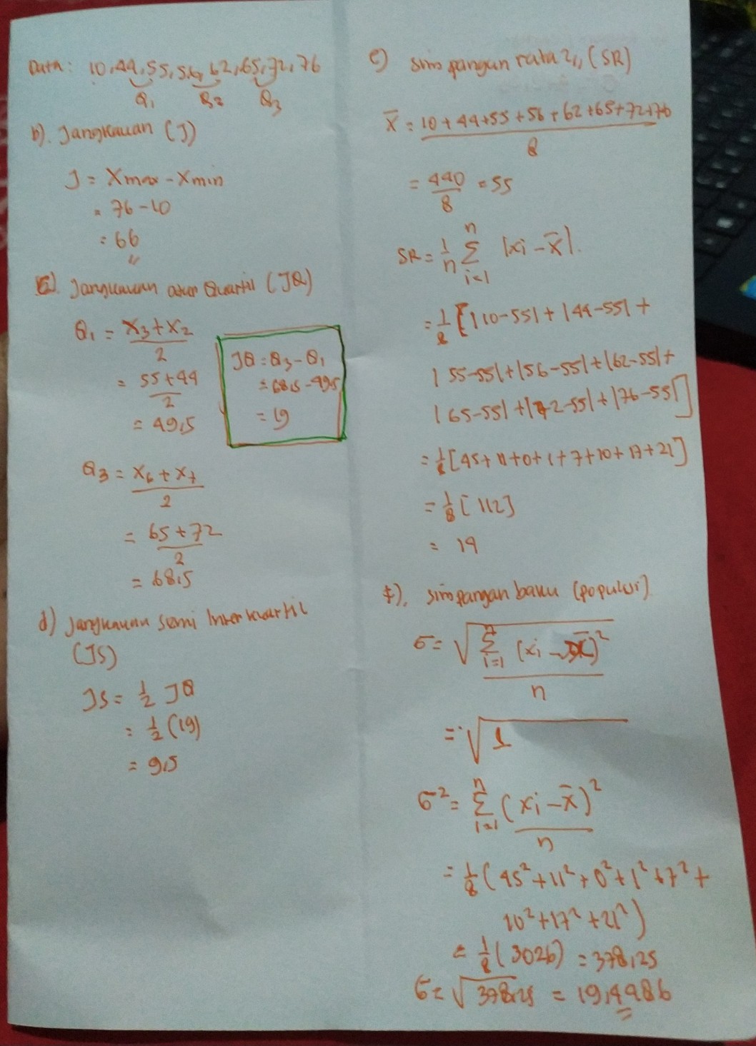 1 Diketahui Data Berikut Descubre Como Resolverlo En Qanda