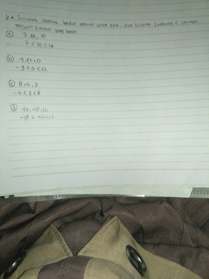 6 6 Susunlah Deretan Bilangan See How To Solve It At Qanda