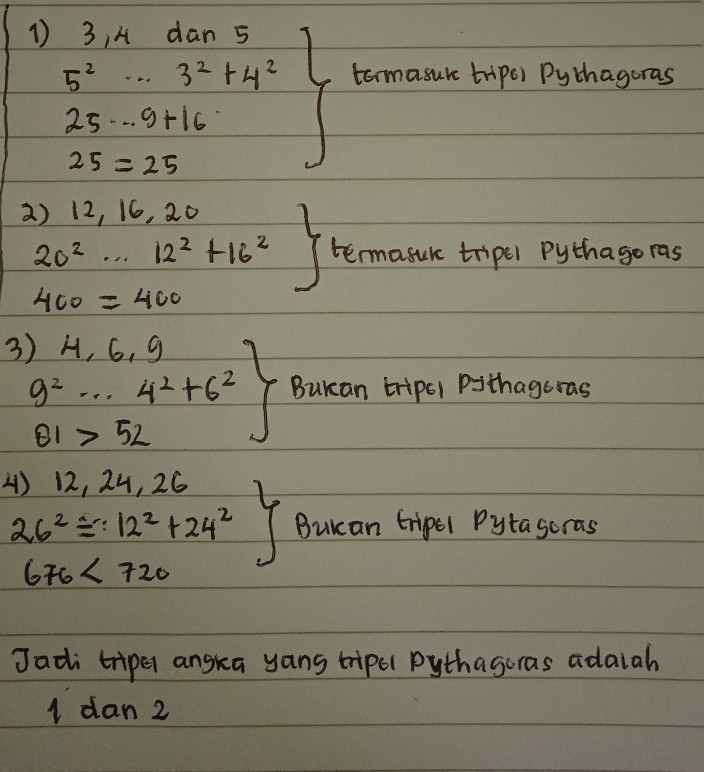 Perhatikan Sekumpulan Tri Lihat Cara Penyelesaian Di Qanda