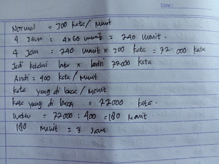 Waktu Yang Dibutuhkan Untuk Membaca 300 Kata Adalah 1 Menit Cara Golden