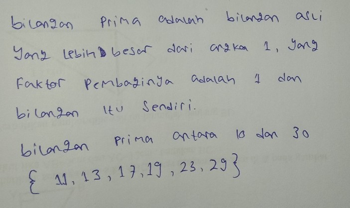 Bilangan Prima Adalah Angka